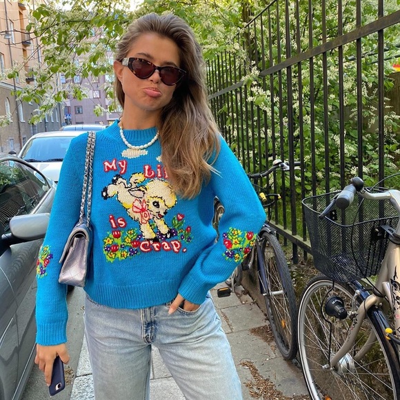 Marc Jacobs Sweaters - Marc Jacobs x Magda Archer my life is crap wool sweater